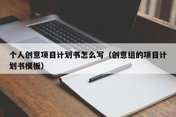 个人创意项目计划书怎么写（创意组的项目计划书模板）