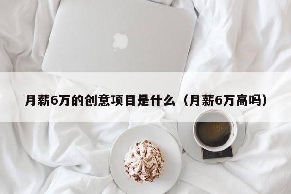 月薪6万的创意项目是什么（月薪6万高吗）