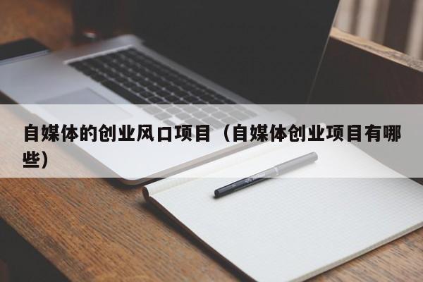 自媒体的创业风口项目（自媒体创业项目有哪些）