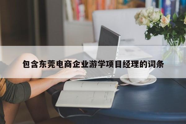 包含东莞电商企业游学项目经理的词条