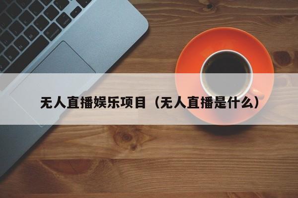无人直播娱乐项目（无人直播是什么）